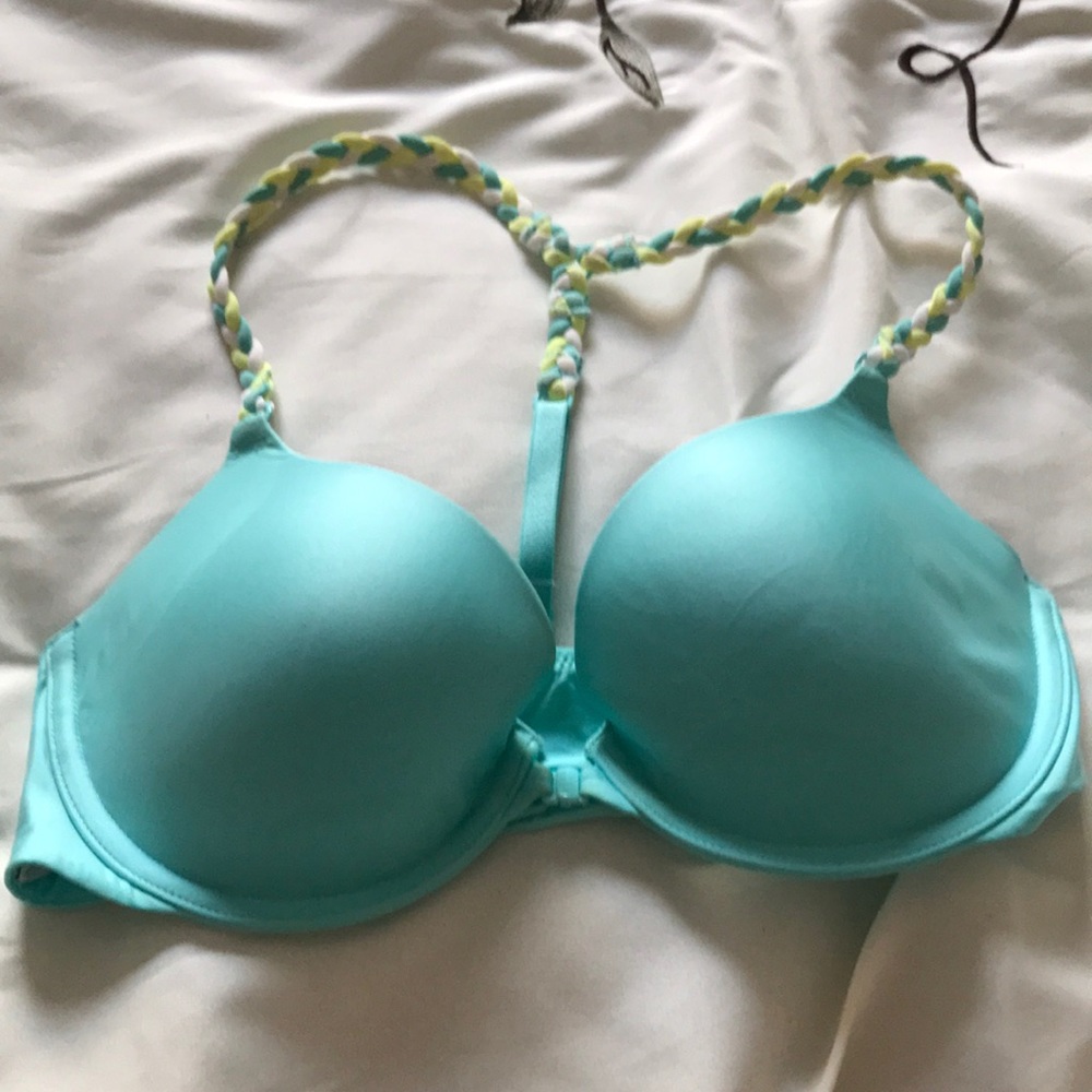 VS racer back bra turquoise